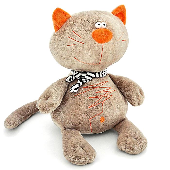 

Мягкая игрушка Кот Батон, цвет серый, 30 см