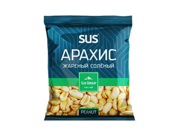 

Арахис Sus жареный очищенный соленый 100 г