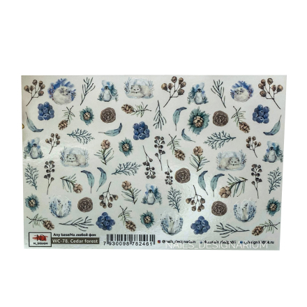 

Набор N-DESIGN Слайдер-дизайн для ногтей WC-78, Cedar Forest, 2 шт.