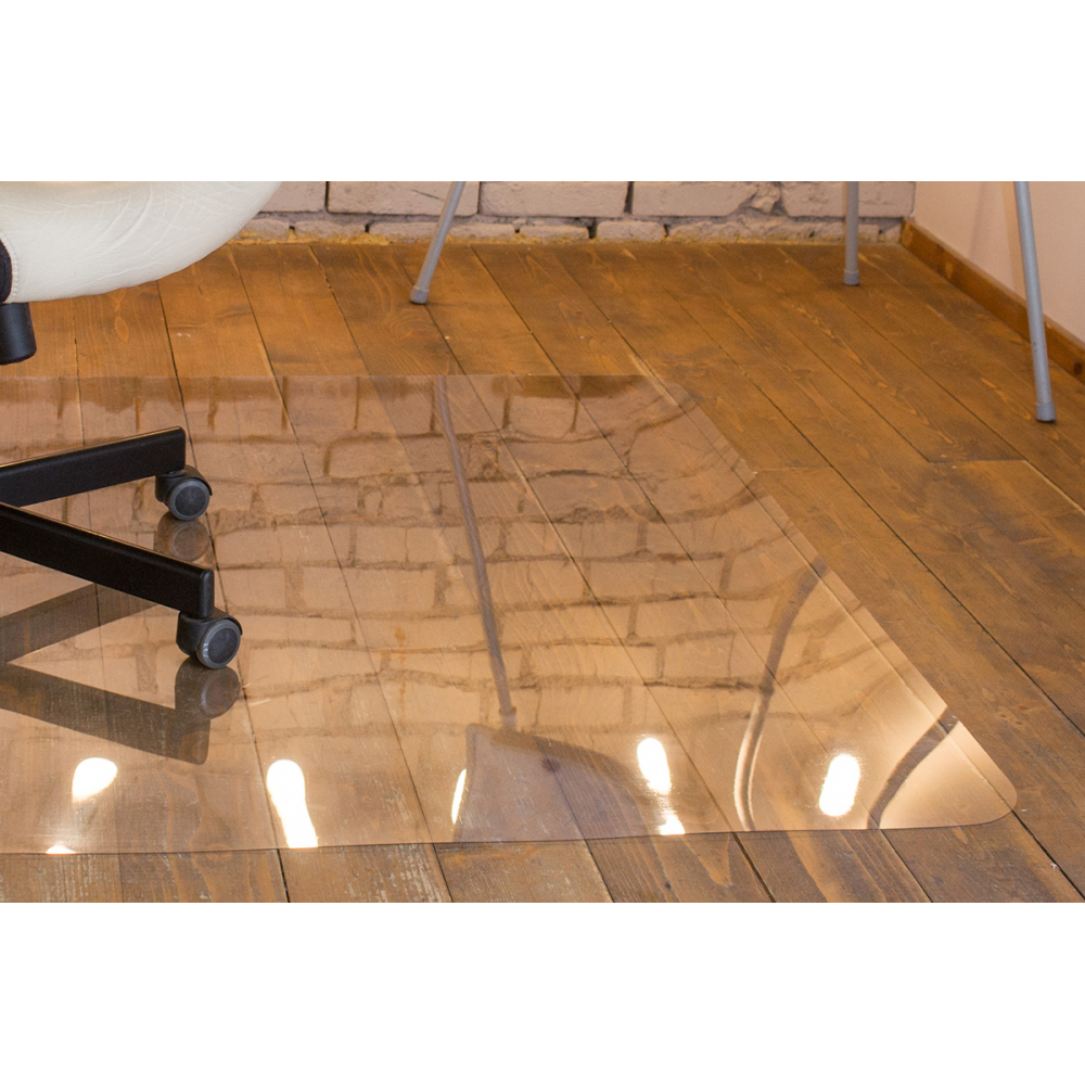 Защитный коврик для напольных покрытий BSL-office, поликарбонат 100х120 см, глянец, толщин