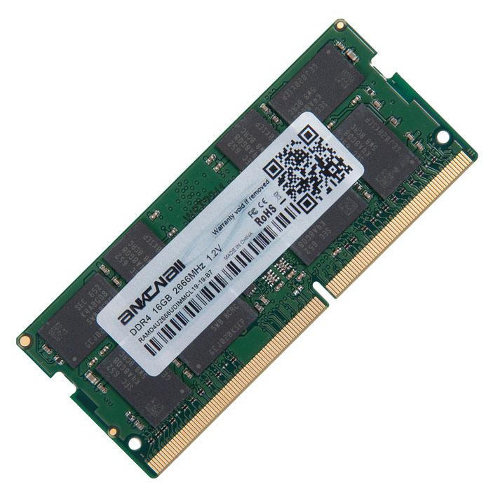 

Оперативная память Ankowall RAMD4S2666SODIMMCL19 (923212) DDR4 1x16Gb 2666MHz, RAMD4S2666SODIMMCL19