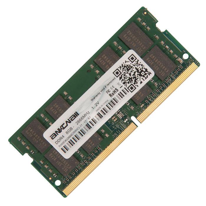 

Оперативная память Ankowall RAMD4S2666SODIMMCL19 (923220) DDR4 1x8Gb 2666MHz, RAMD4S2666SODIMMCL19