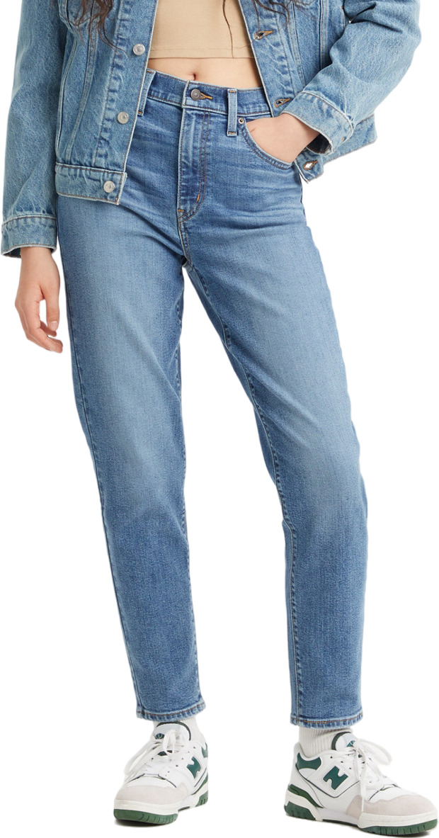 

Джинсы женские Levi's Women High Waisted Mom Jeans синие 27/29, Синий, Women High Waisted Mom Jeans
