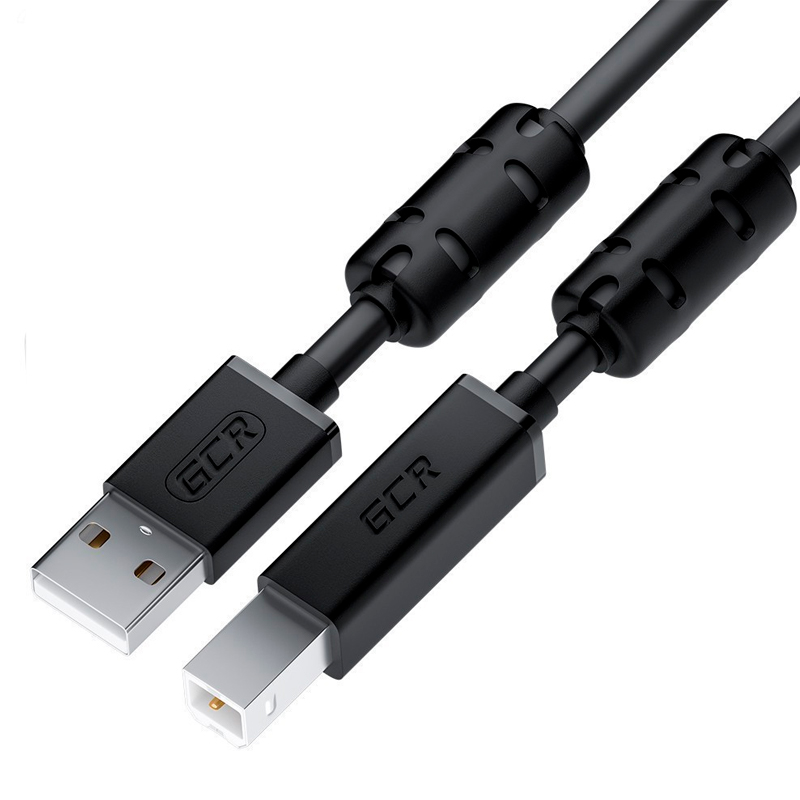 

Кабель Greenconnect USB A - USB B вилка-вилка 1.5м (GCR-52078) черный