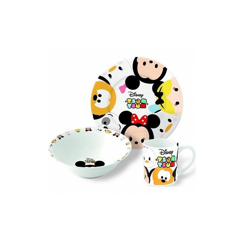 фото Набор керамической посуды - snack set tsum tsum stor