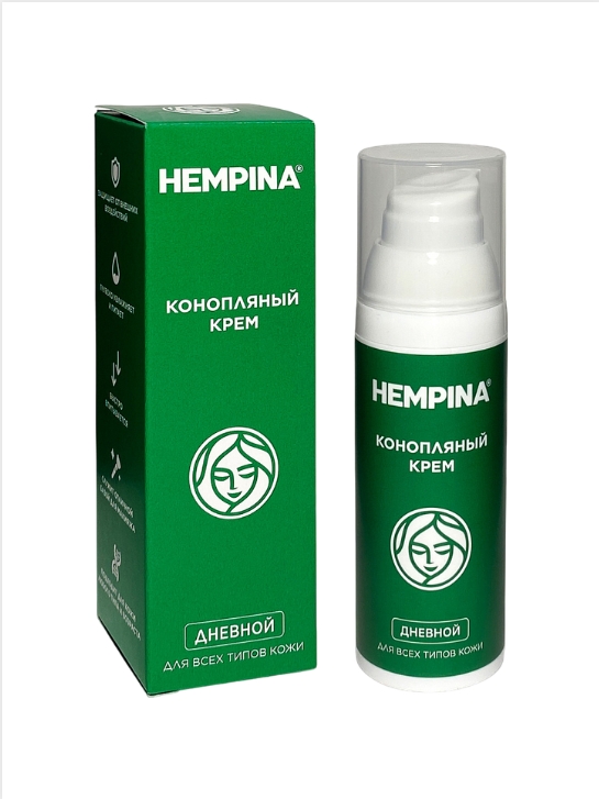 

Крем Hempina конопляный дневной для лица для всех типов кожи 50 мл