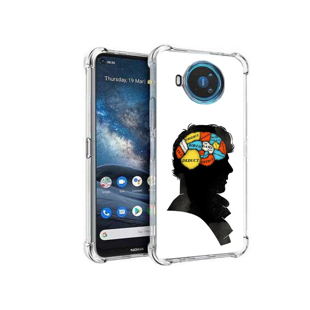 

Чехол MyPads Tocco для Nokia X100 темный рисунок (PT227057.109.640), Прозрачный, Tocco