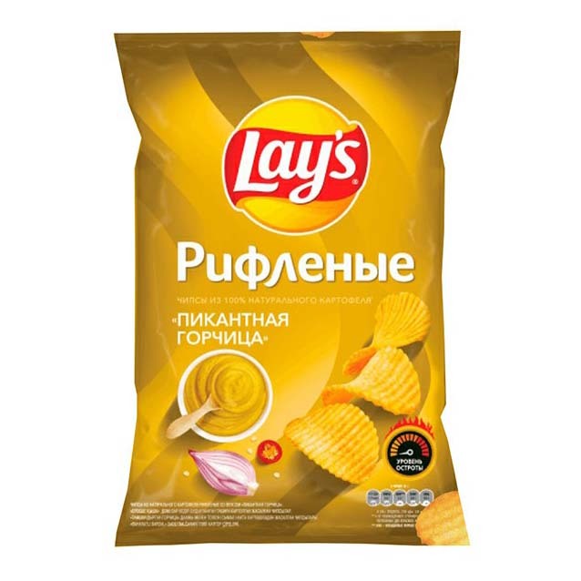 

Чипсы картофельные Lay's пикантная горчица 140 г