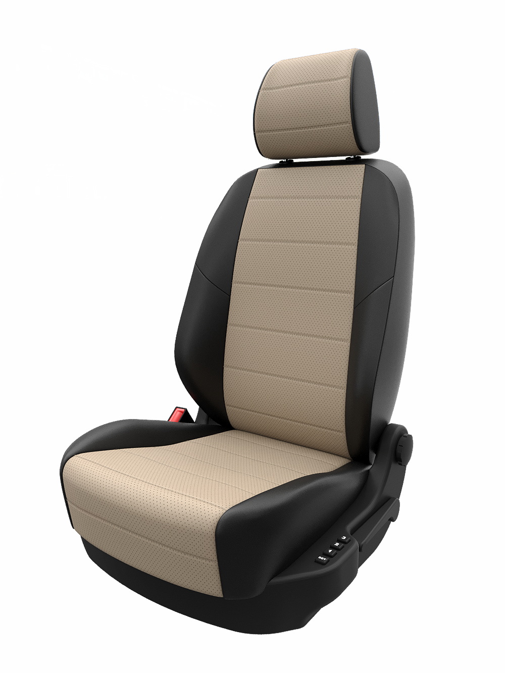 

Чехлы Автодруг для Мерседес Е класс W 210 бежевый экокожа A0378D019, 443