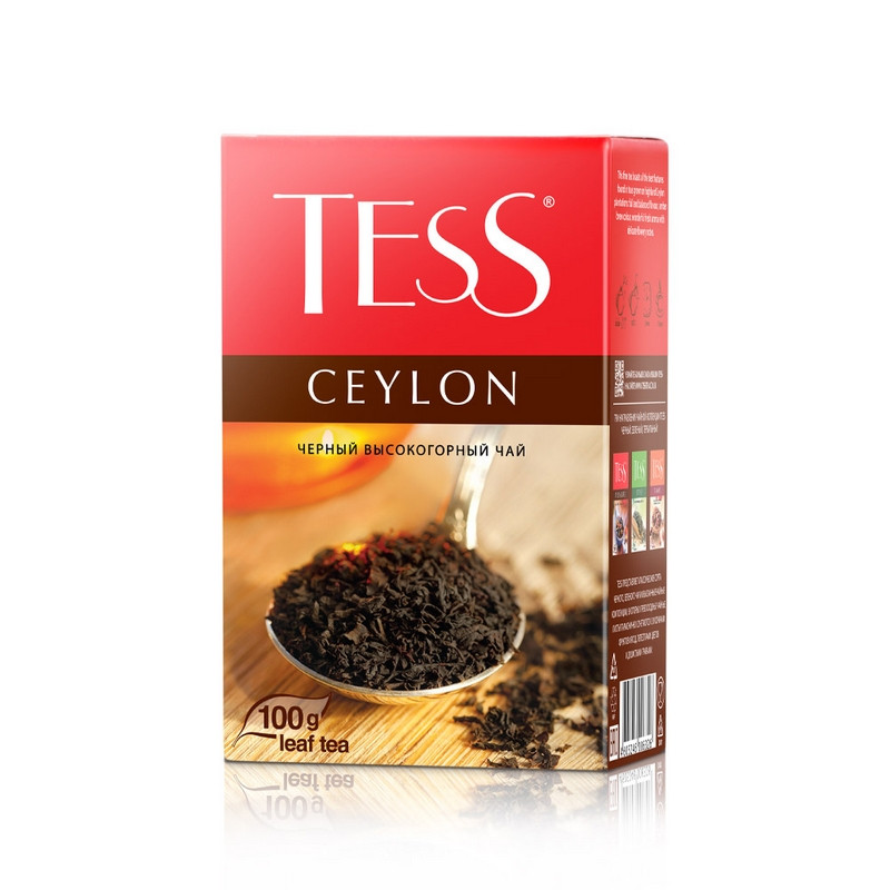 

Чай Tess Ceylon листовой черный,100г 0632-15, (2шт.)