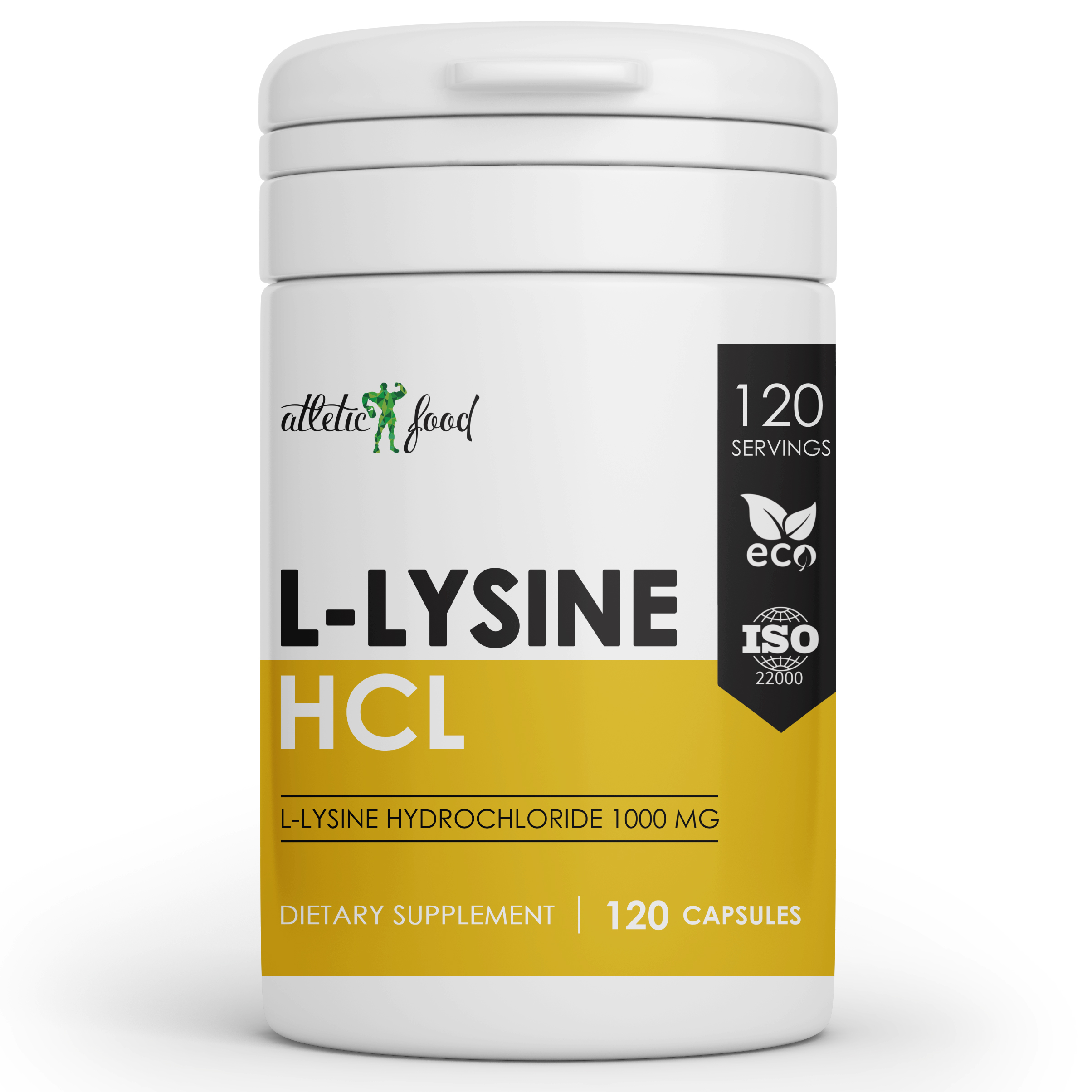 Л-Лизин Atletic Food L-Lysine 1000 mg 120 капсул