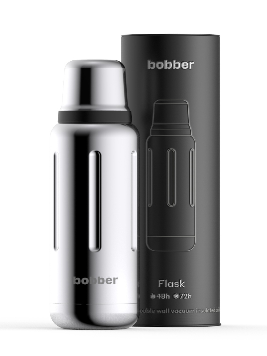 фото Термос bobber flask-1000 grossy 1 л зеркальный