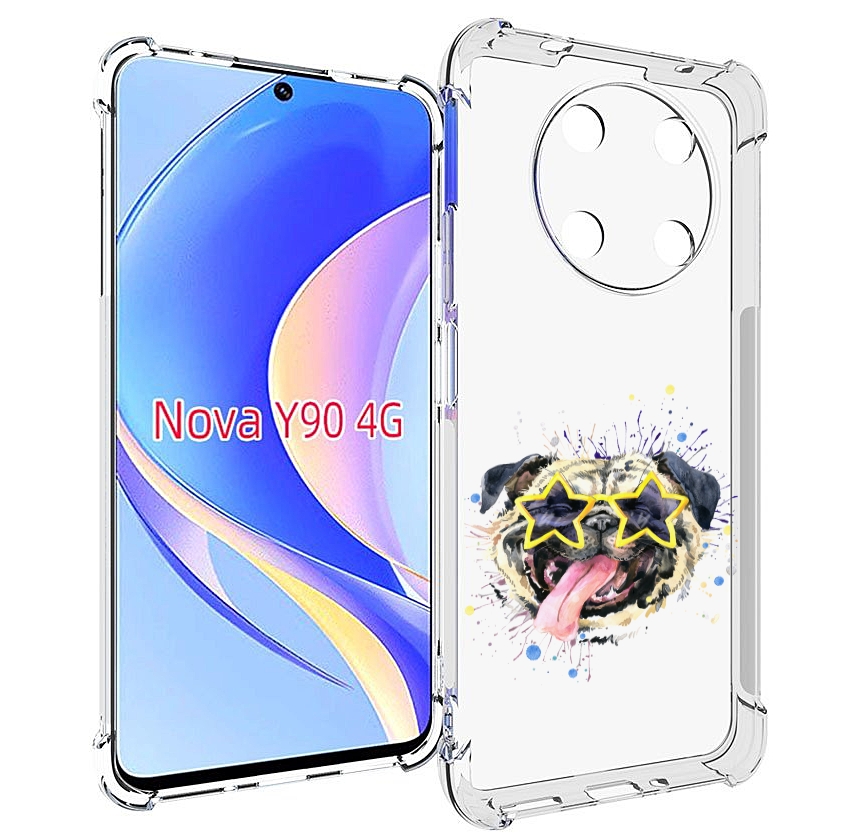 

Чехол MyPads мопс боксер для Huawei Nova Y90 (CTR-LX1) / Enjoy 50 Pro, Tocco