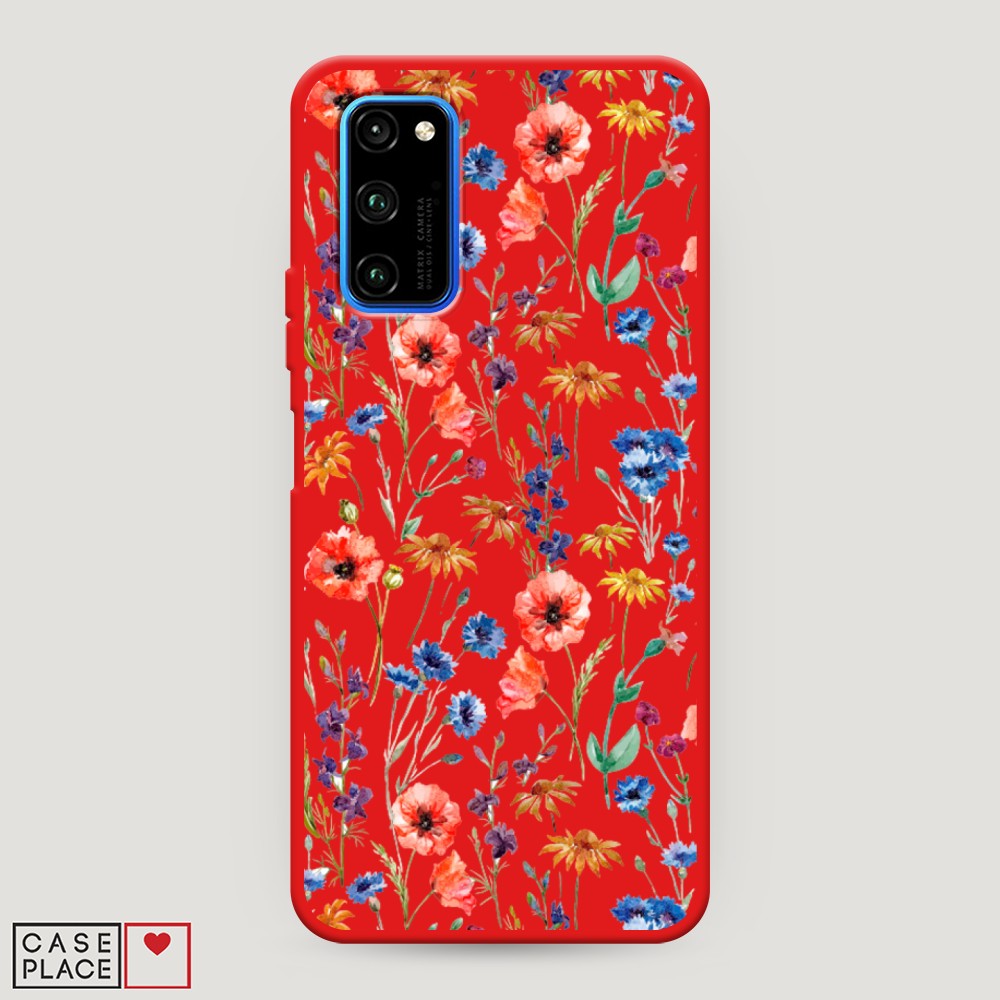 

Матовый силиконовый чехол "Звездочки графика белая" на Honor 7X