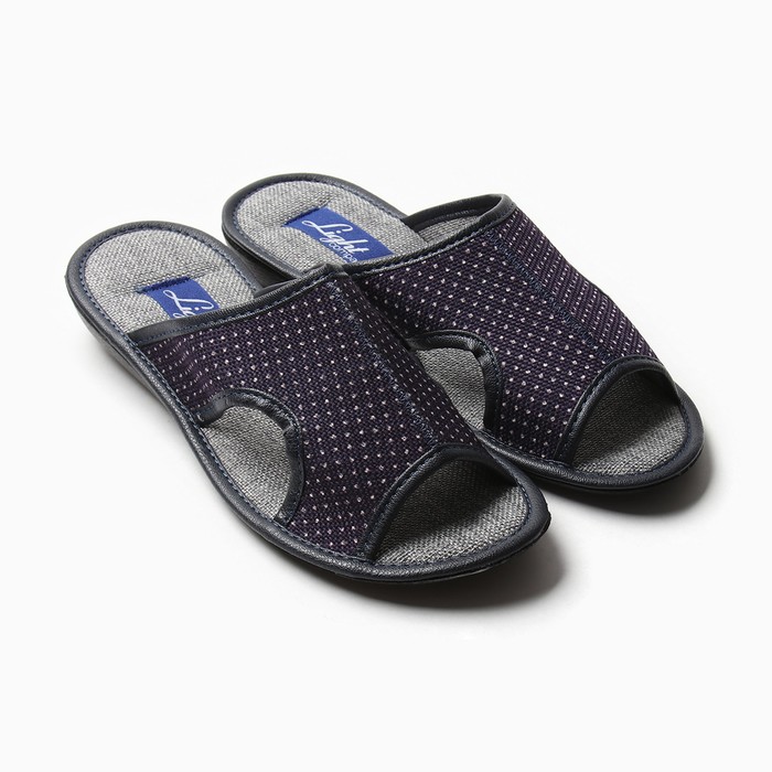 

Тапочки женские NoBrand 99359 синие 41 RU, Синий, 99359