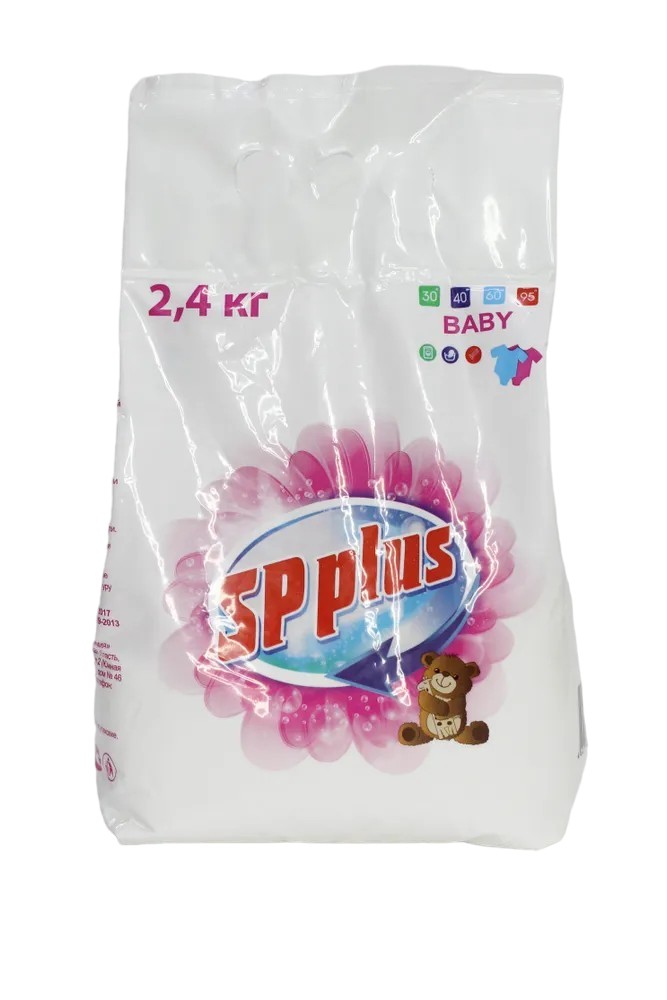 

SP Plus Стиральный порошок детский BABY (гранулированный), 2,4кг (Невская Бытовая Химия)