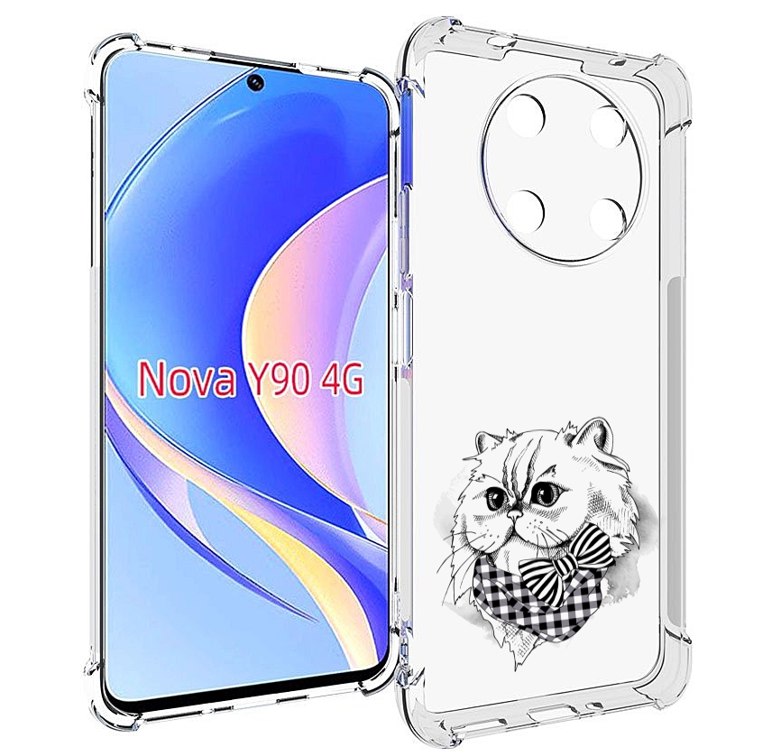 

Чехол MyPads нарисованная красивая кошечка для Huawei Nova Y90 (CTR-LX1) / Enjoy 50 Pro, Tocco