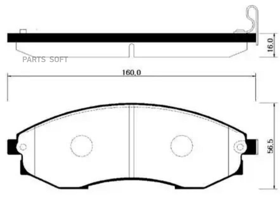 

Колодки тормозные дисковые HYUNDAI: NEW GRANDEUR 3.5 HSB HP0012