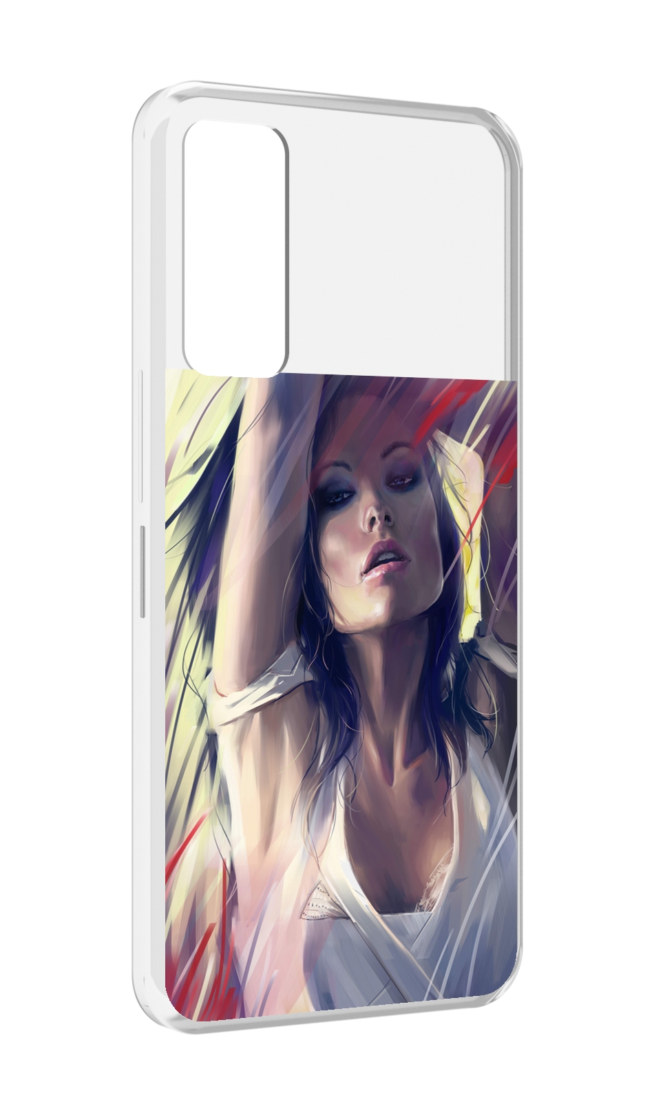 

Чехол MyPads акварельная-девушка женской для TCL 30 / TCL 30 5G / TCL 30+ plus, Прозрачный, Tocco