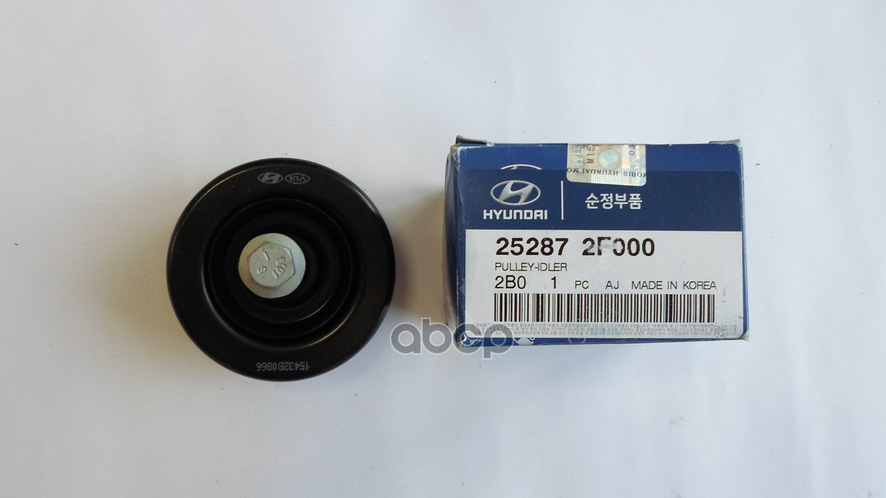 

HYUNDAI-KIA 252872F000 ШКИВ НАТЯЖИТЕЛЯ РЕМНЯ ГРМ[ORG] () 1шт