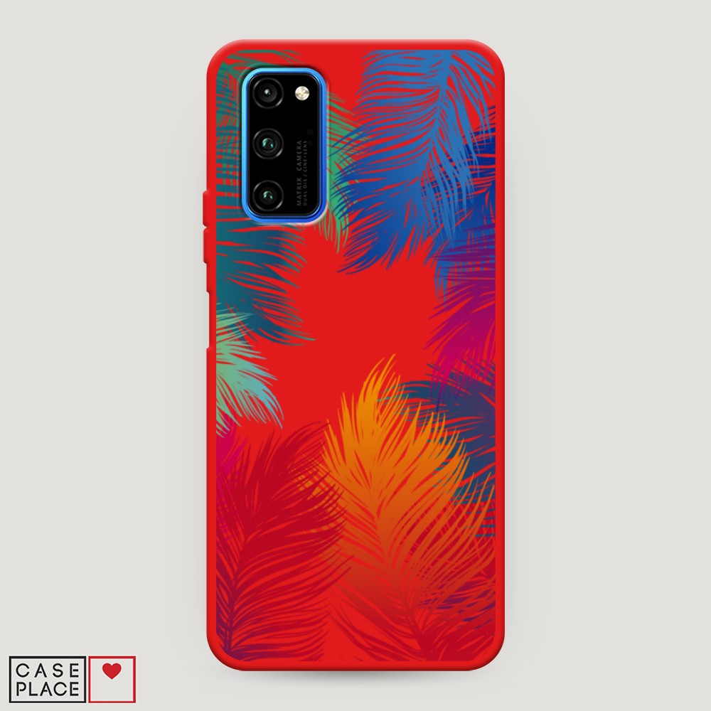 

Матовый силиконовый чехол "Звездочки графика белая" на Honor 7X