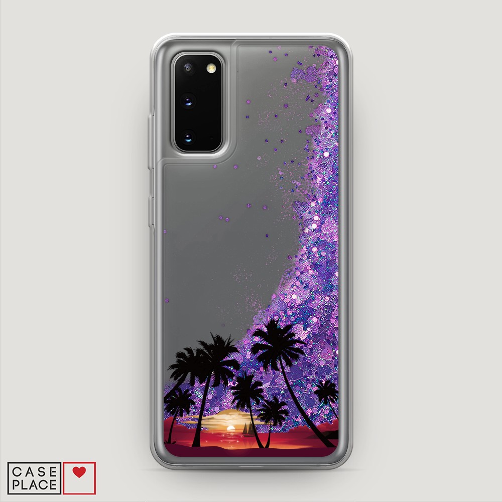 

Чехол Awog на Samsung Galaxy S20 "Закат и пальмы", Разноцветный, 29292-1