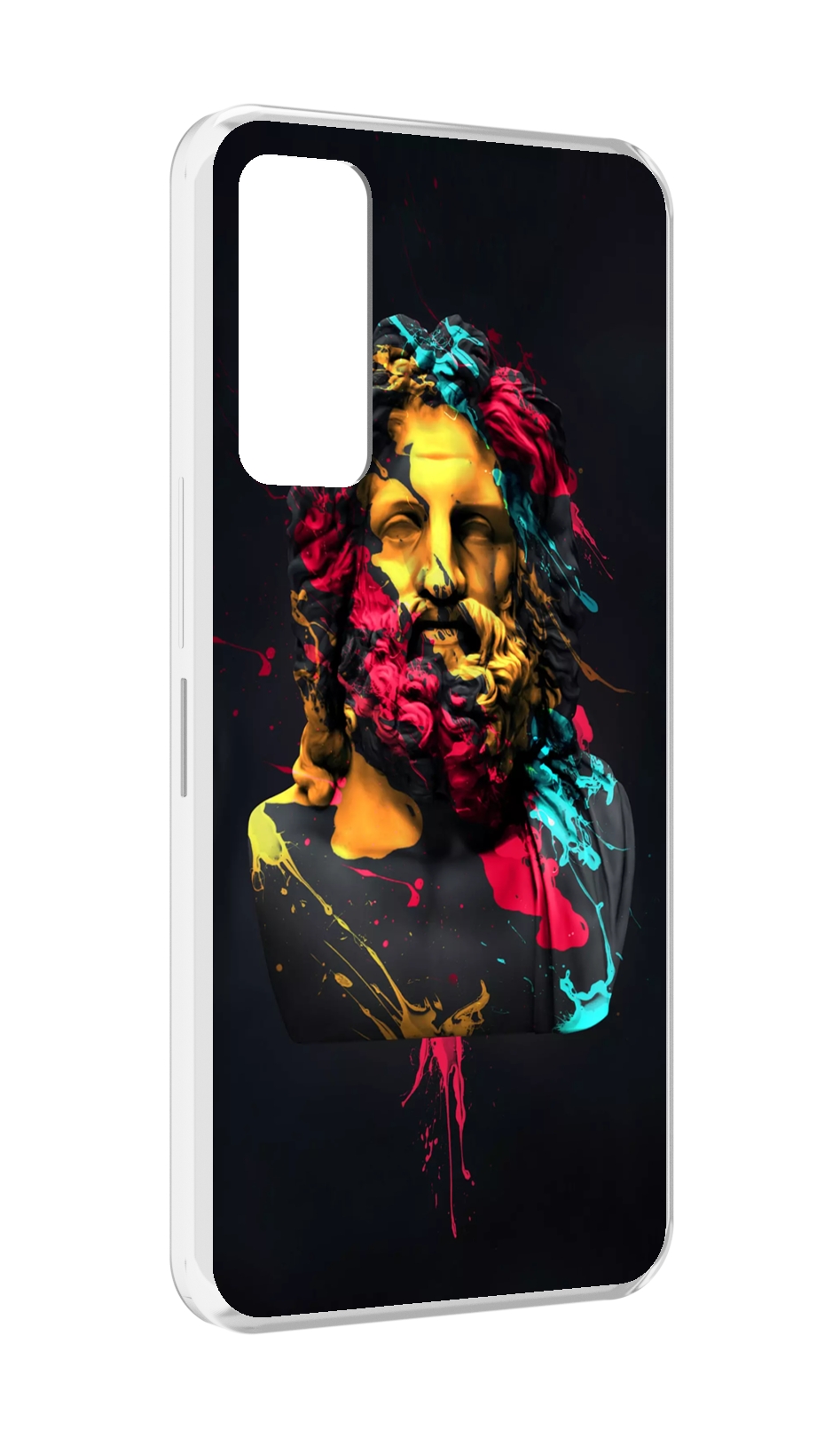 

Чехол MyPads арт-статуя-краски для TCL 30 / TCL 30 5G / TCL 30+ plus, Прозрачный, Tocco