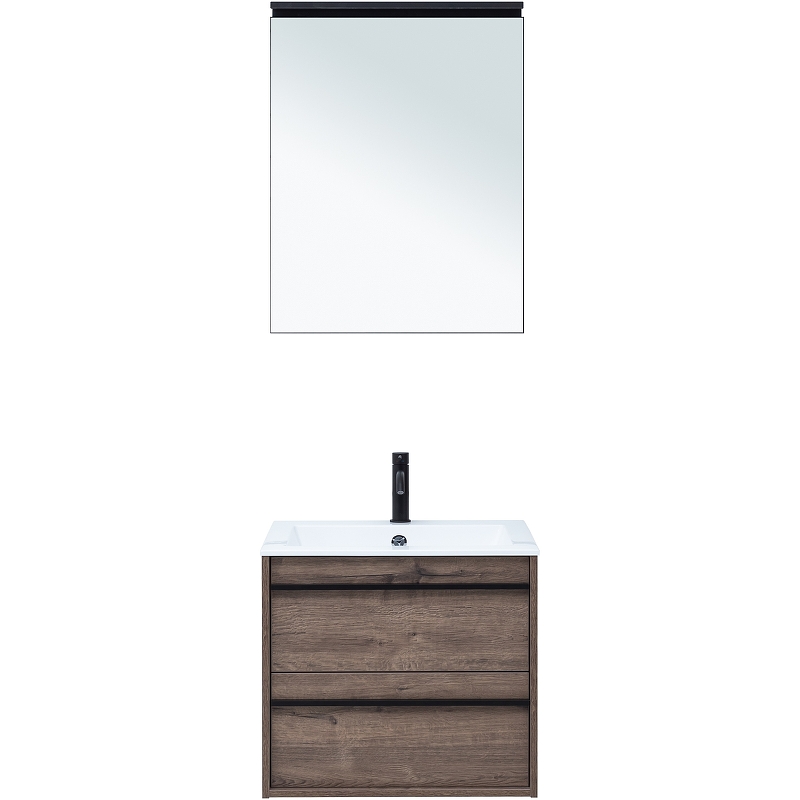 

Комплект мебели для ванной Aquanet Lino 60 271952 подвесной Дуб Веллингтон, Коричневый