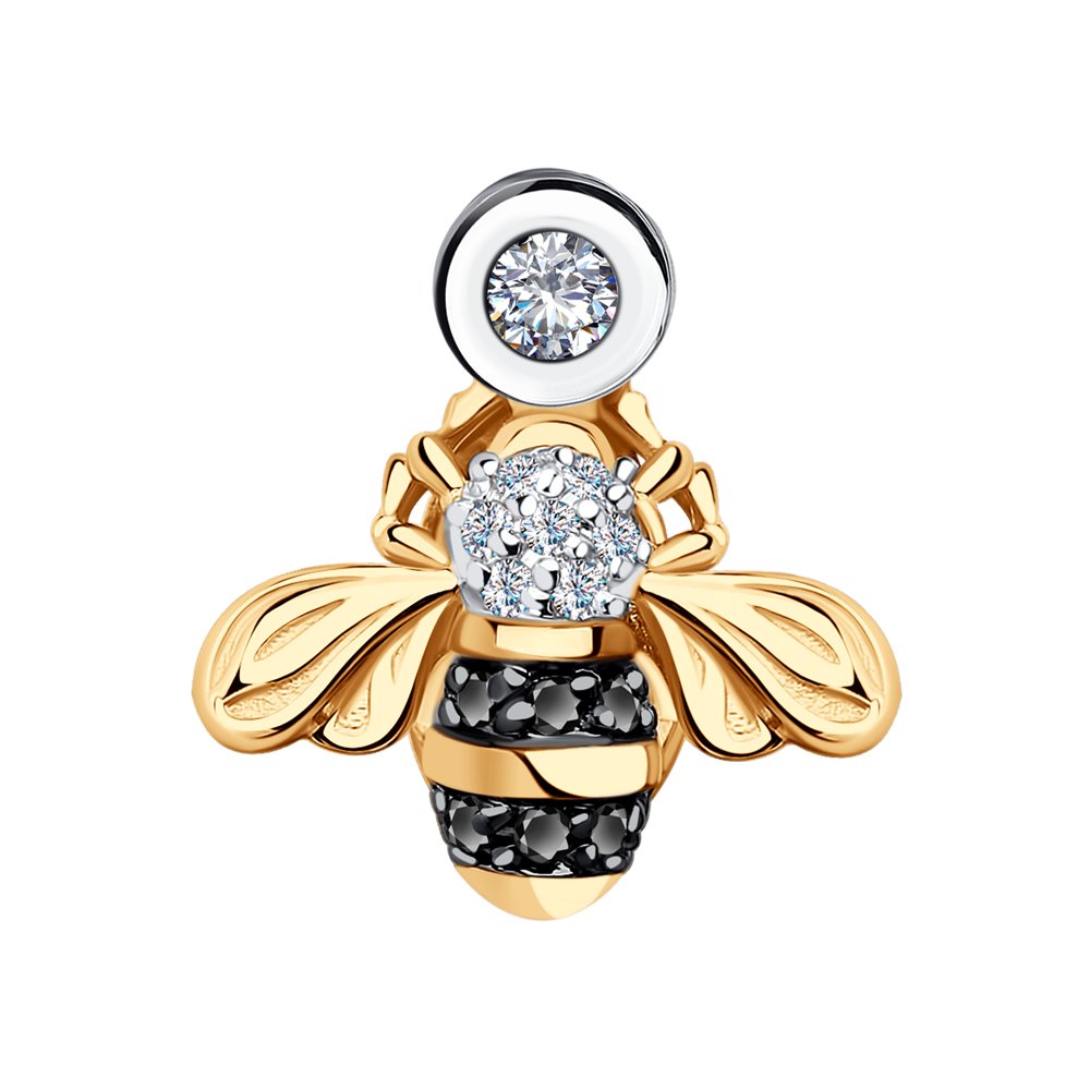 

Подвеска из красного золота с бриллиантами SOKOLOV 7030005, 7030005