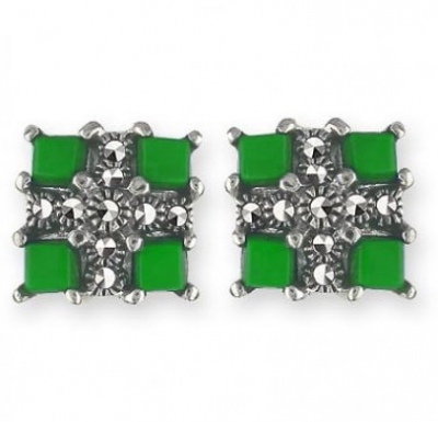 

Серьги из серебра с марказитом Марказит HE0565-14268, HE0565-14268