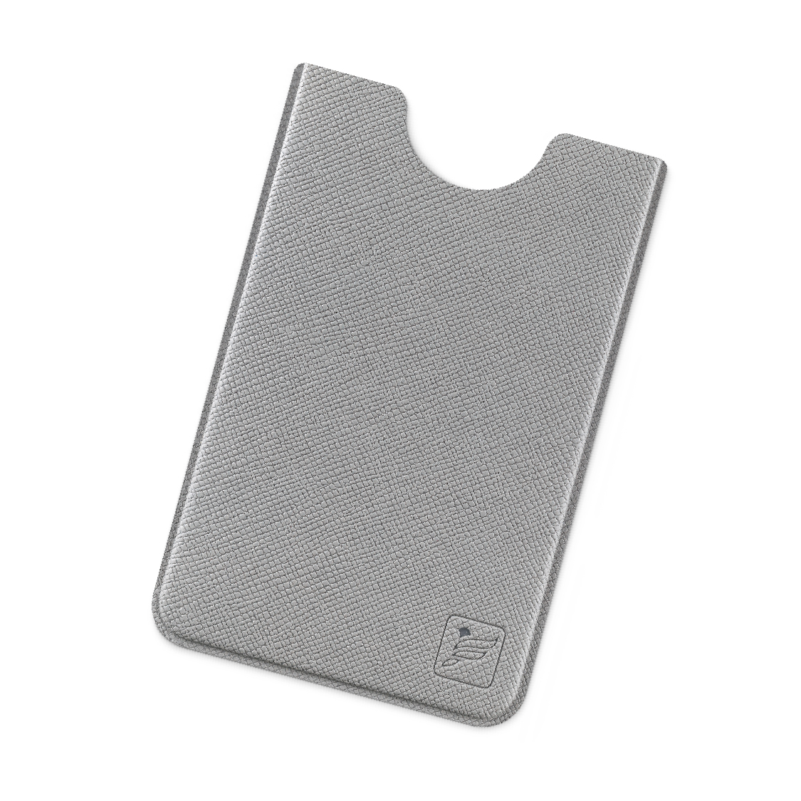 фото Чехол для пластиковой карты из экокожи с rfid блокировкой flexpocket светло-серый