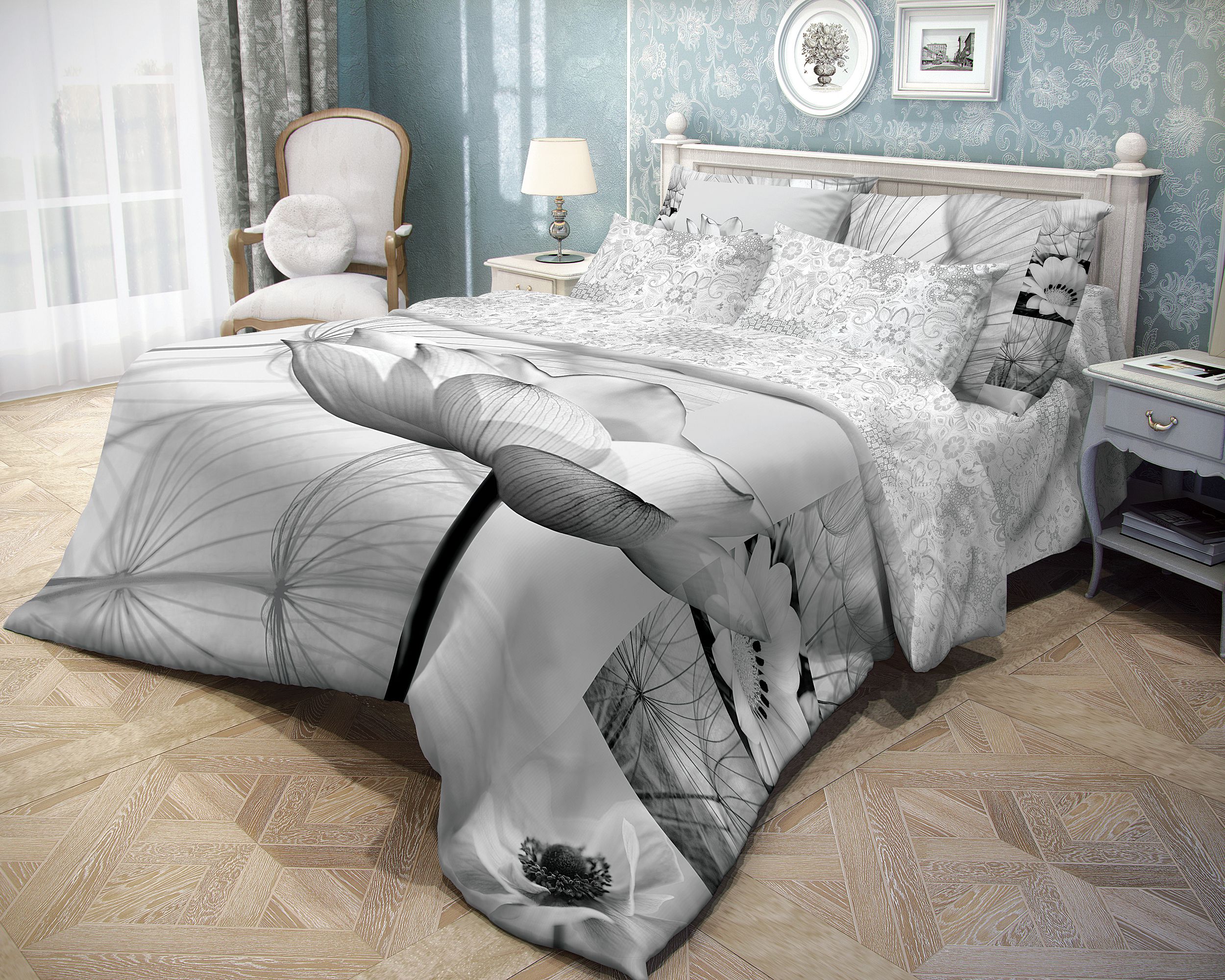 фото Комплект постельного белья волшебная ночь евро poppy