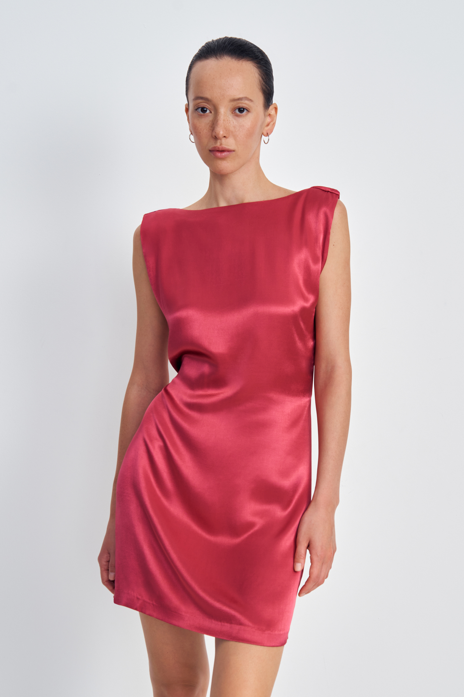 Платье женское Finn Flare FSE51014 красное S