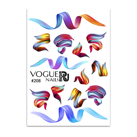 Набор Vogue Nails Слайдер-дизайн №208, 2 шт.