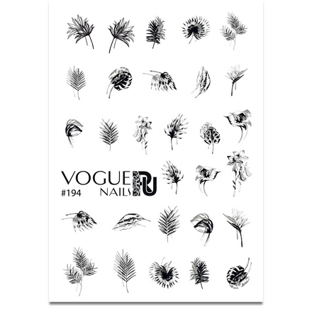 Набор Vogue Nails Слайдер-дизайн №194, 2 шт.