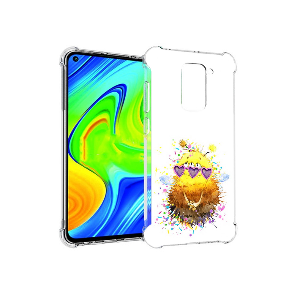 Чехол MyPads Tocco для Xiaomi Redmi Note 9 Пушитый шмель (PT150805.258.143)