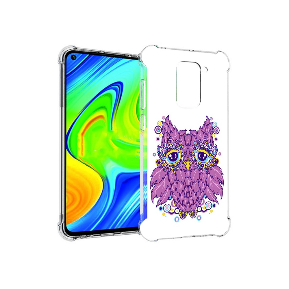 Чехол MyPads Tocco для Xiaomi Redmi Note 9 Розовая сова (PT150805.258.147)