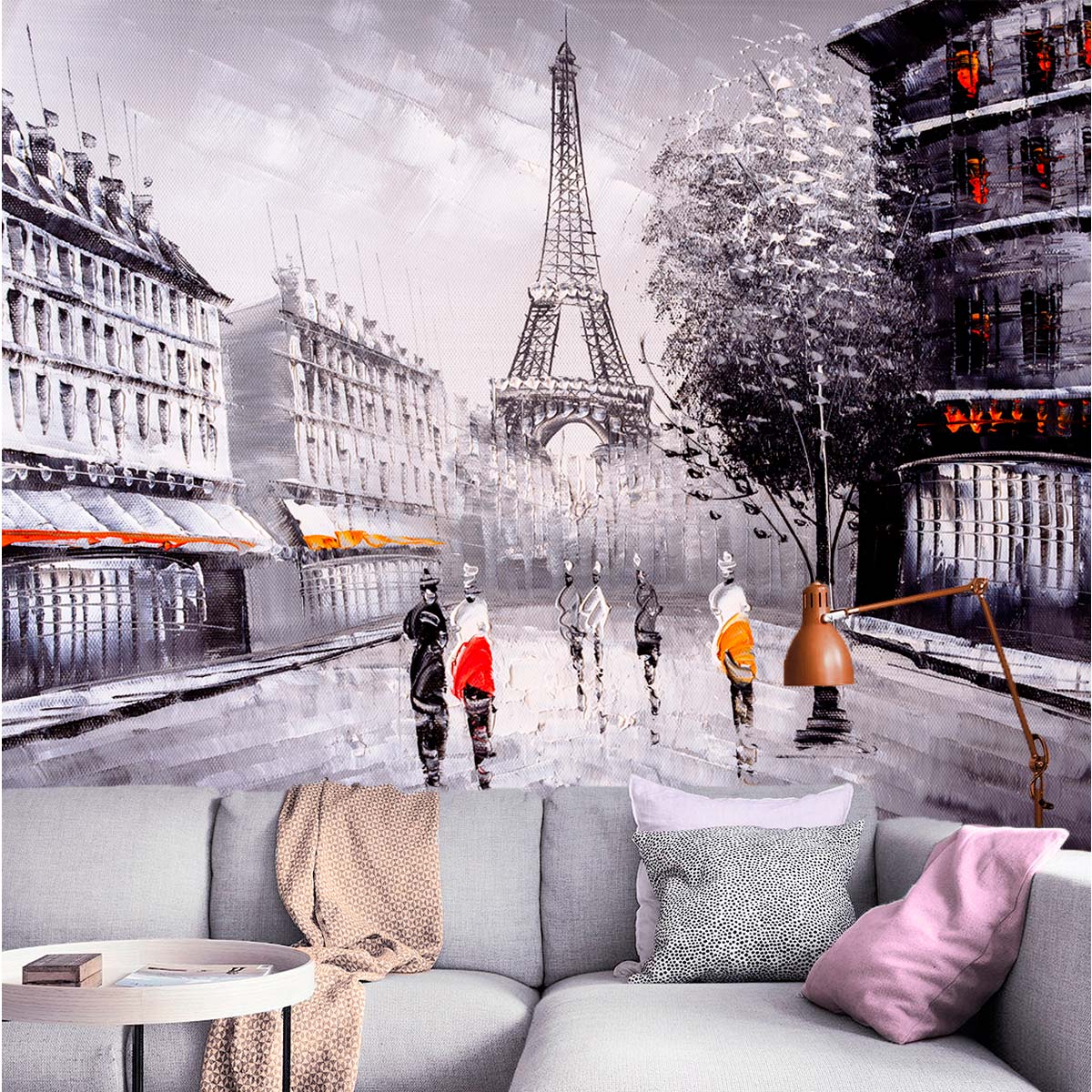 Бумажные фотообои бесшовные VEROL Париж 3,1 м2 200х155 см отделка стен декор для интерьера дорога в париж пьесы
