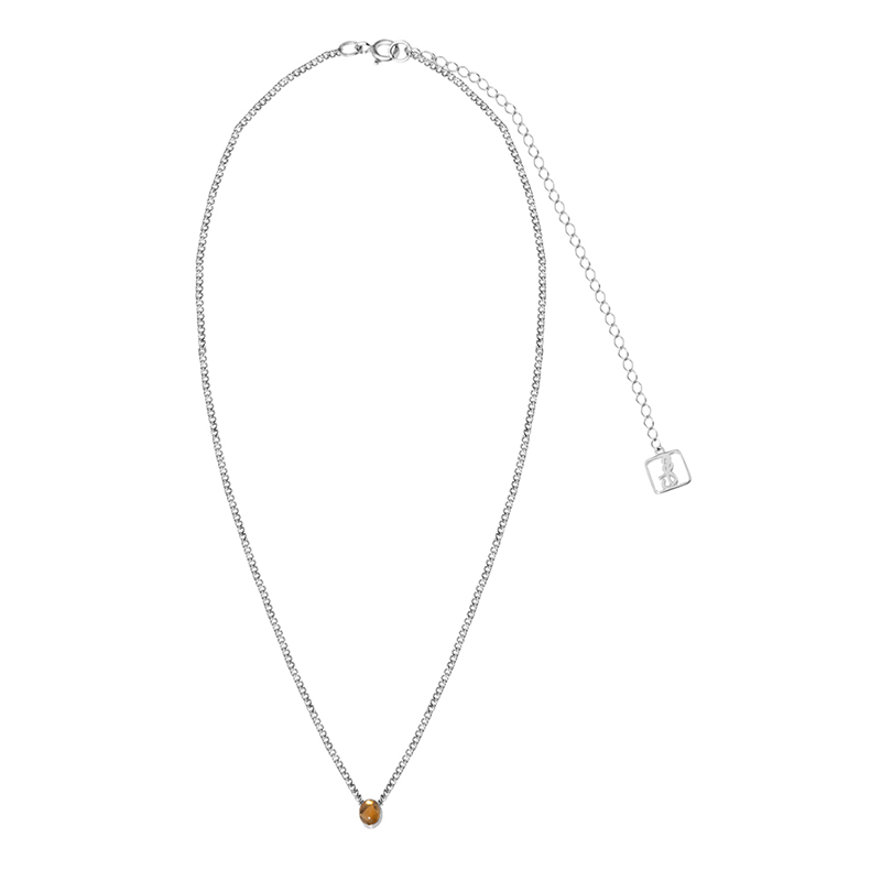 

Колье из серебра 38 см Island Soul 01-00-0269, цитрин, 01-00-0269