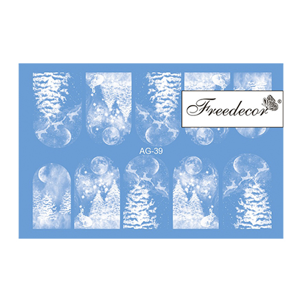 

Набор, Freedecor, Слайдер-дизайн «Аэрография» №39, 3 шт.