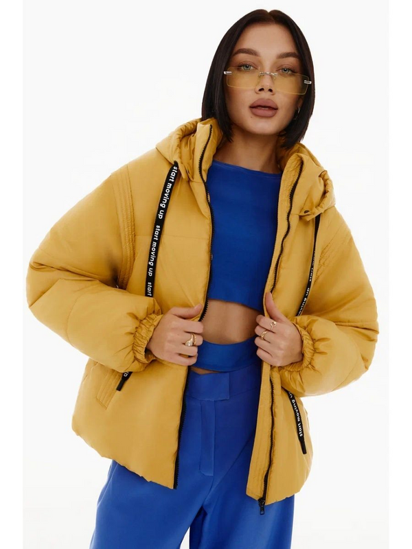 

Куртка женская Betop 1207В желтая ONE SIZE, 1207В