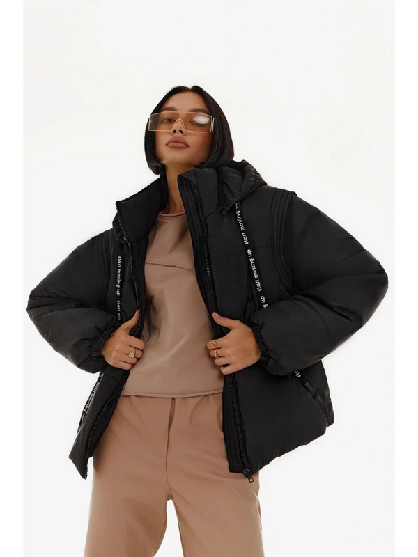 

Куртка женская Betop 1207В черная ONE SIZE, 1207В