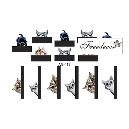

Набор, Freedecor, Слайдер-дизайн «Аэрография» №113, 3 шт.