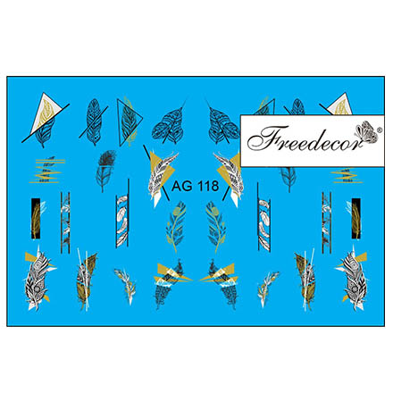 

Набор, Freedecor, Слайдер-дизайн «Аэрография» №118, 3 шт.