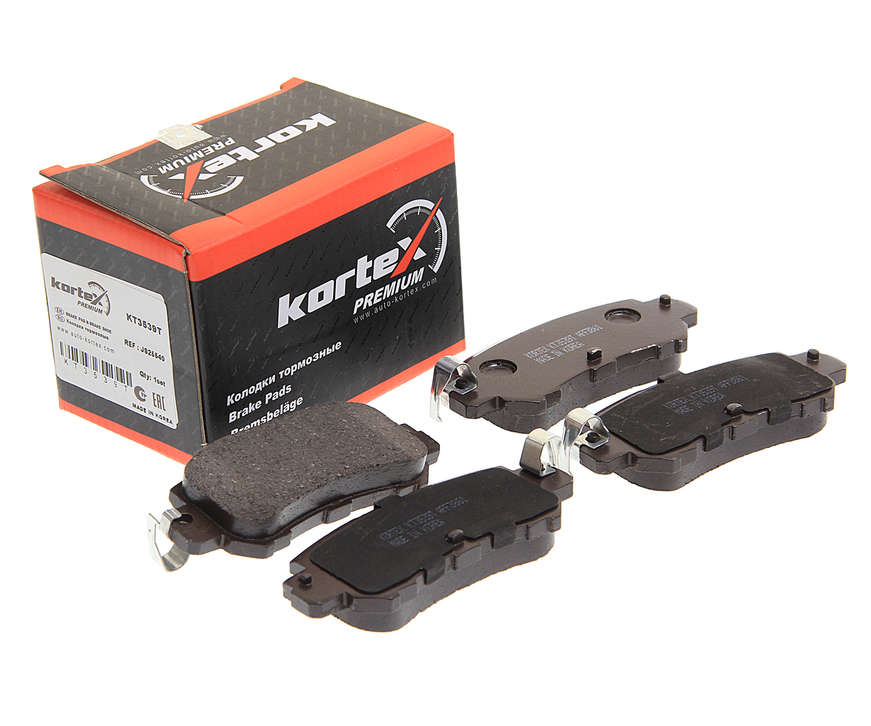 

Колодки тормозные MAZDA CX-5 (11-) задние (4шт.) KORTEX KT3539T, KT3539T