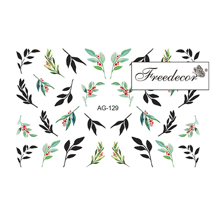 

Набор, Freedecor, Слайдер-дизайн «Аэрография» №129, 3 шт.