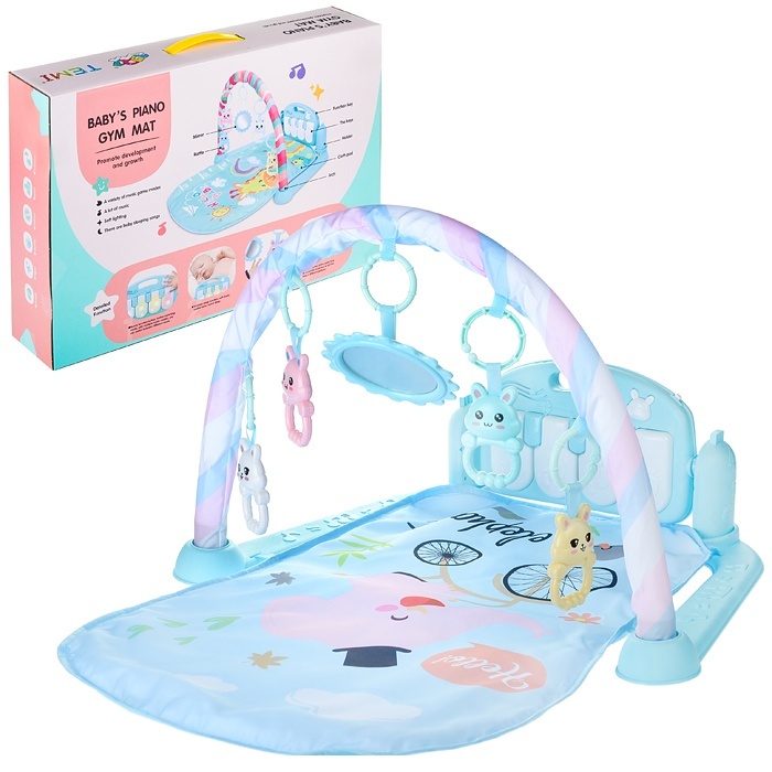 

Oubaoloon 1 дуга, 4 игрушки, 1 зеркало, 5 колец, пианино, свет, звук, 1 дуга, 4 игрушки, 1 зеркало, 5 колец, пианино, свет, звук