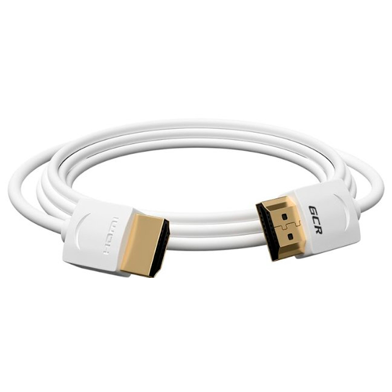 

Кабель Greenconnect HDMI - HDMI вилка-вилка 1м (GCR-51481) белый