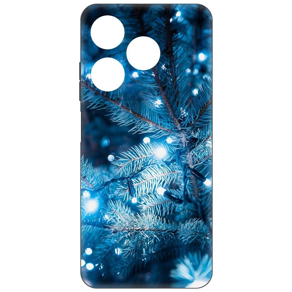 

Чехол-накладка Софт Гирлянда для Tecno Spark 10, Черный