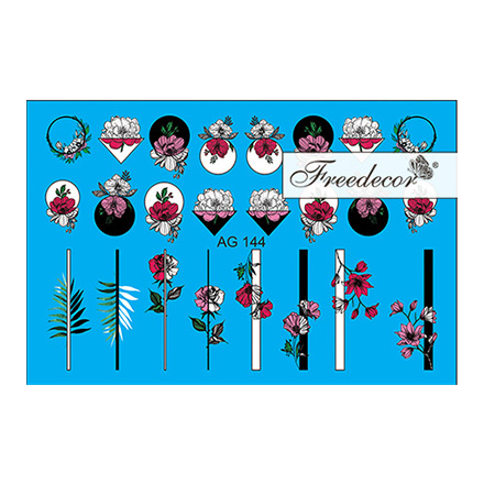 

Набор, Freedecor, Слайдер-дизайн «Аэрография» №144, 3 шт.